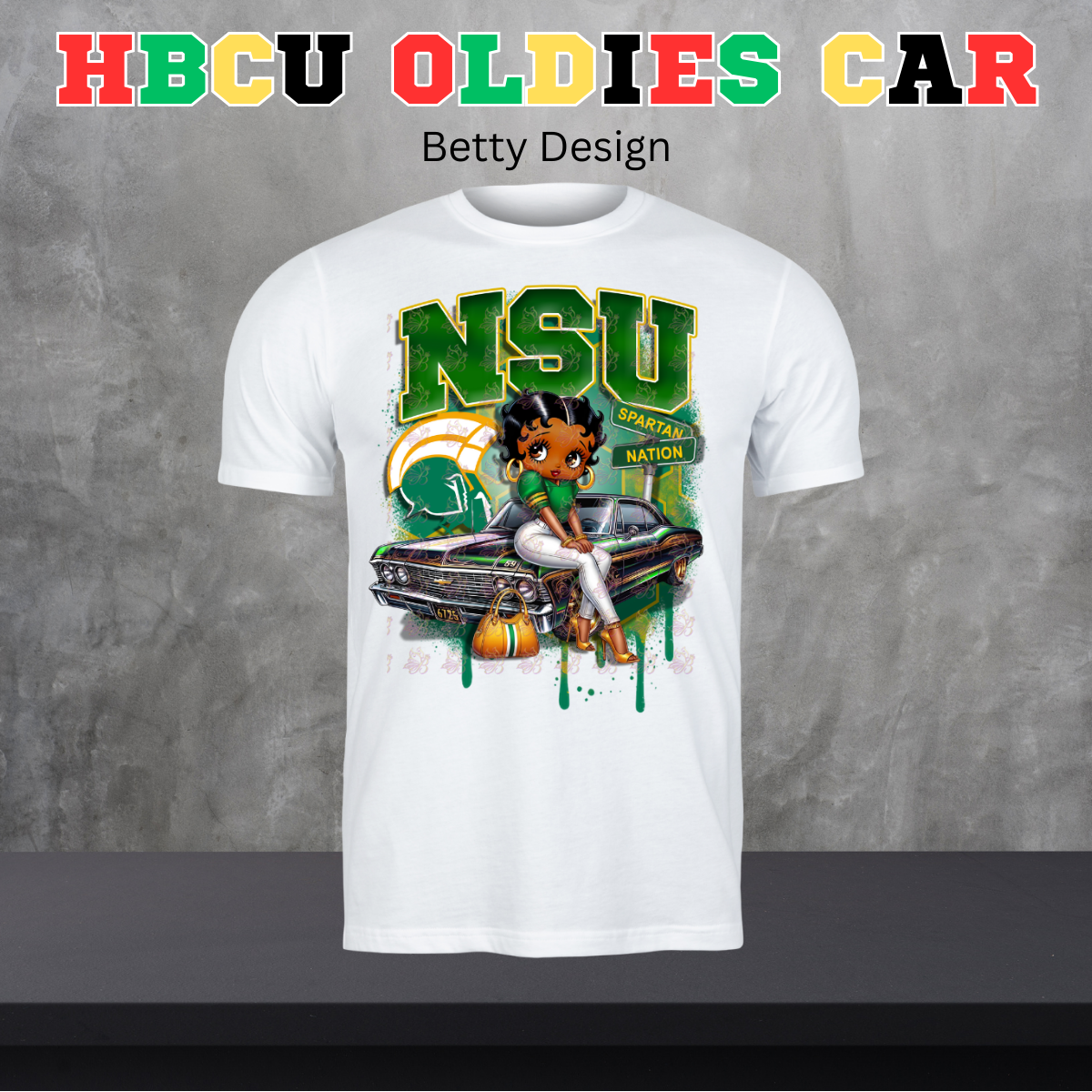 HBCU Oldies Car Design - Betty Version