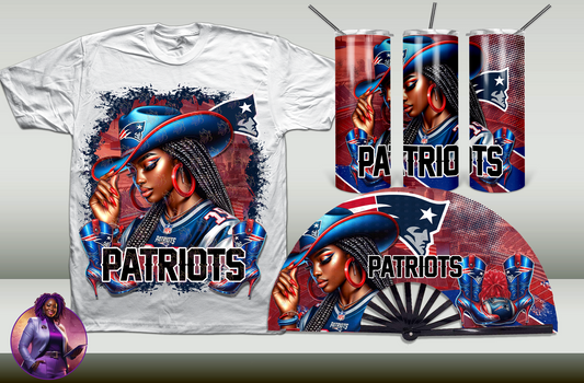 Football Cowgirl - Patriots