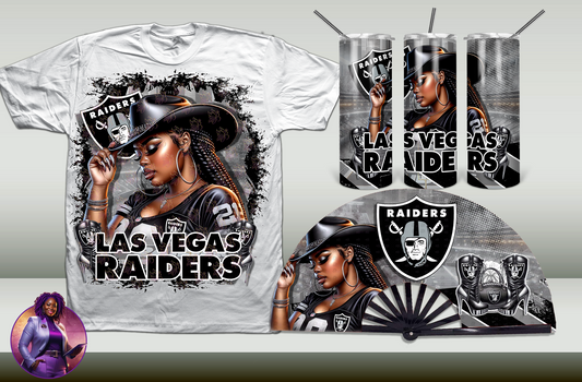 Football Cowgirl - Raiders