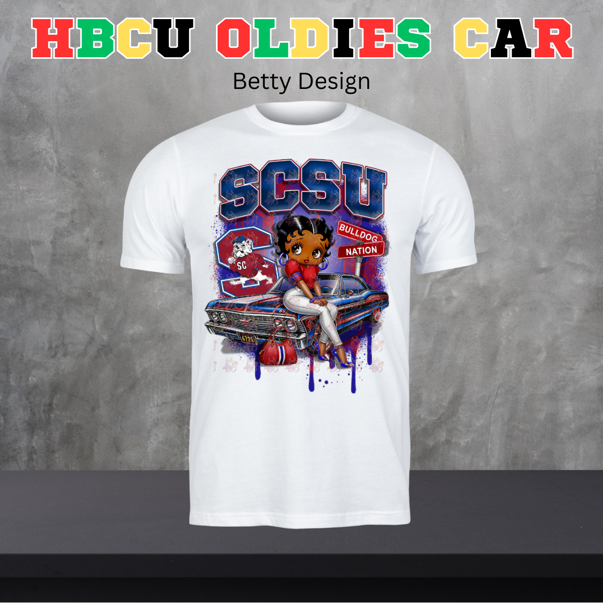 HBCU Oldies Car Design - Betty Version