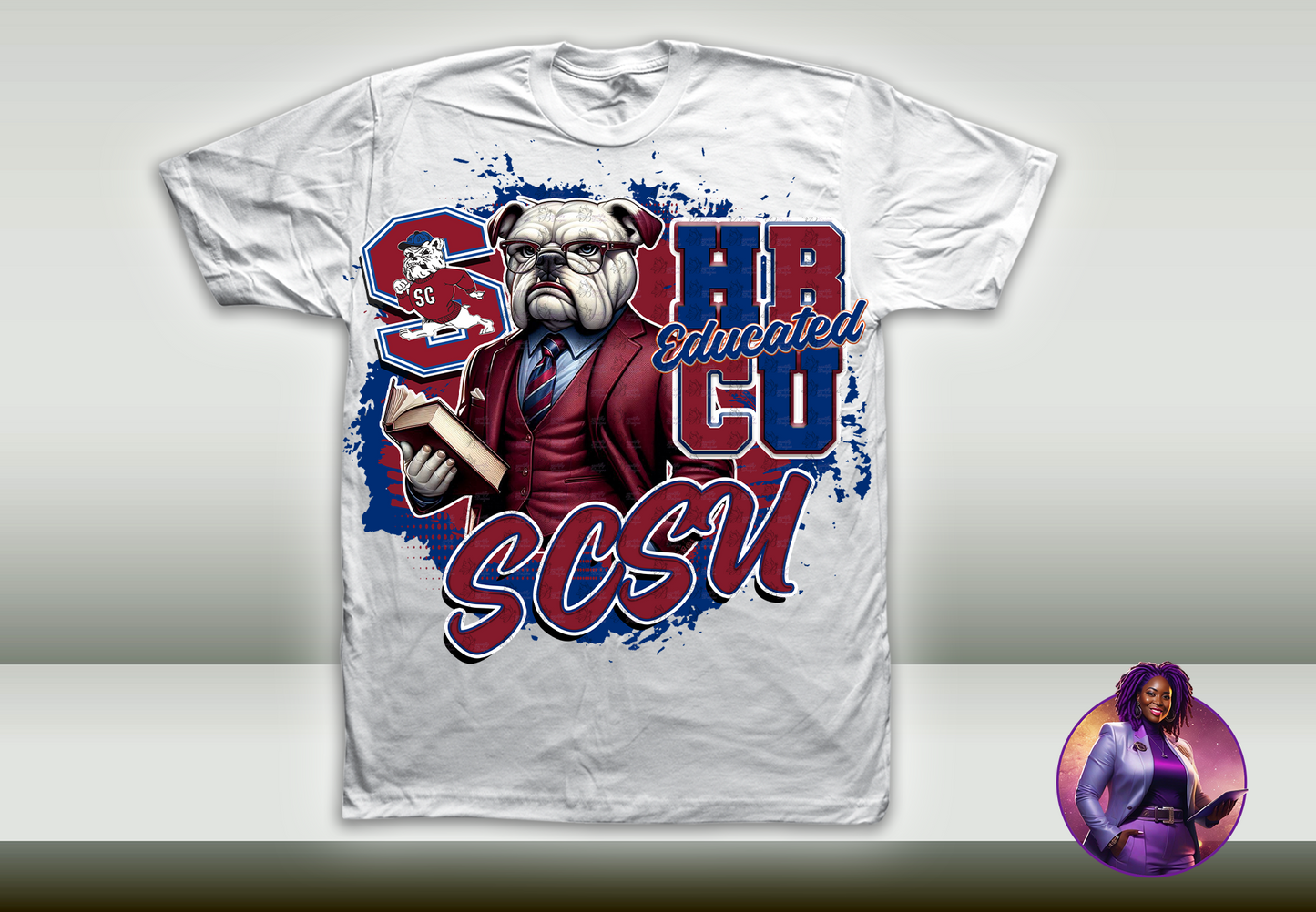 HBCU Educated Mascot Design