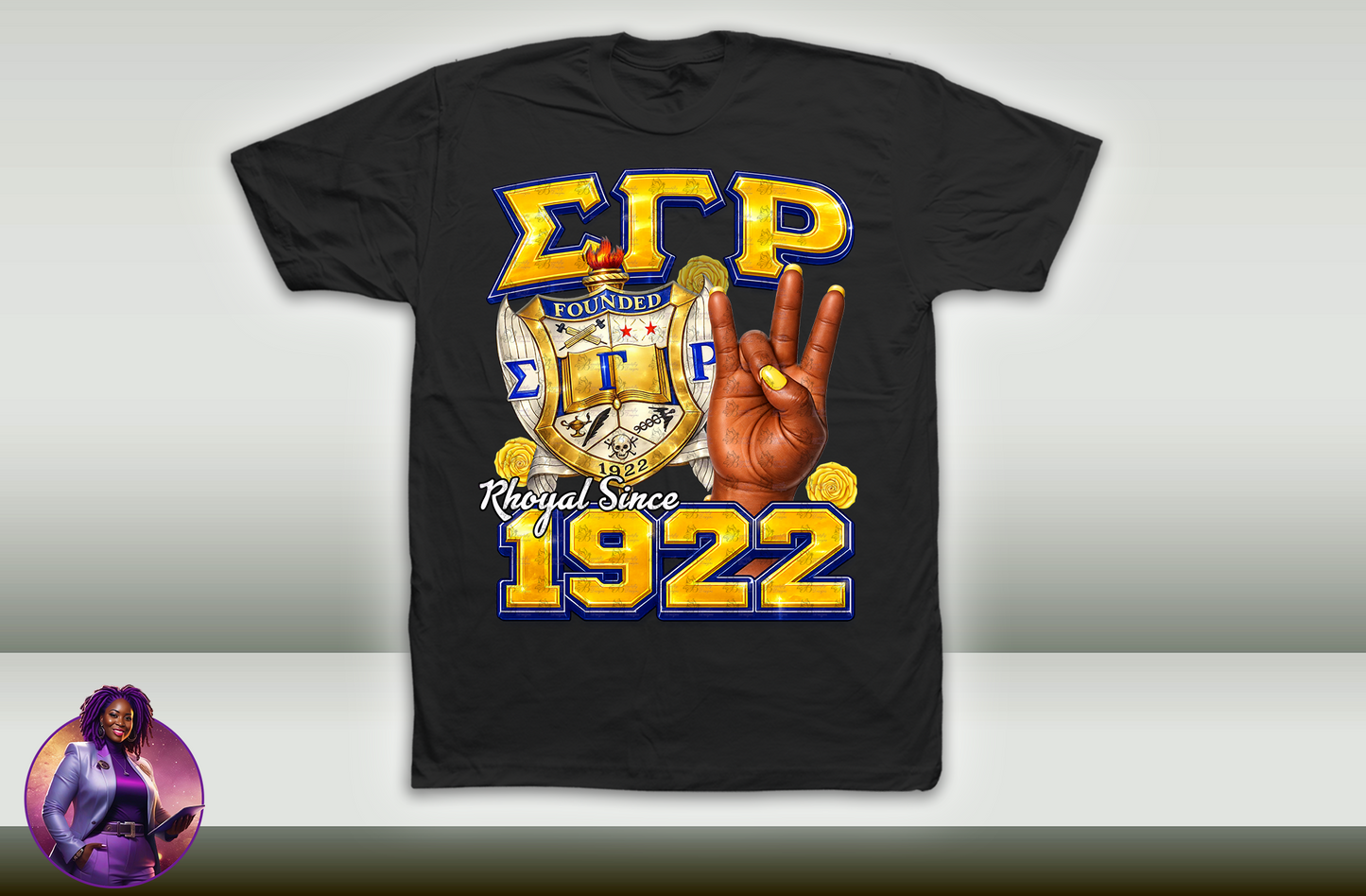 Sorority Metallic Design