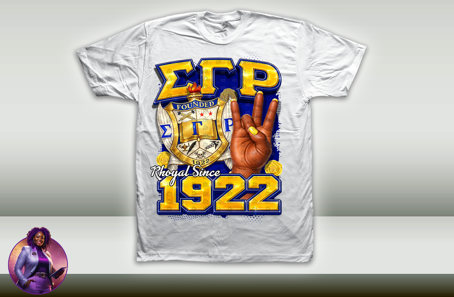 Sorority Metallic Design