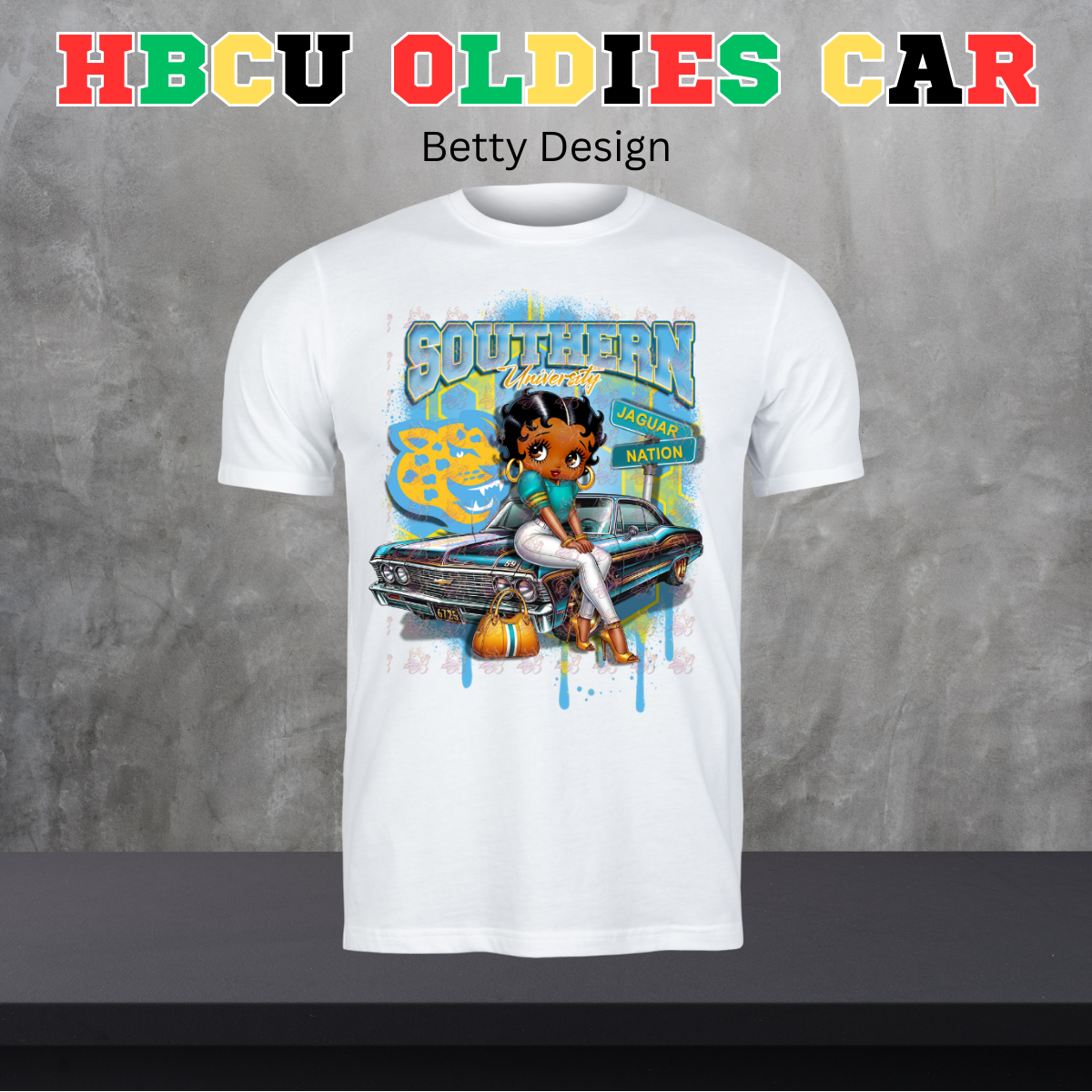 HBCU Oldies Car Design - Betty Version