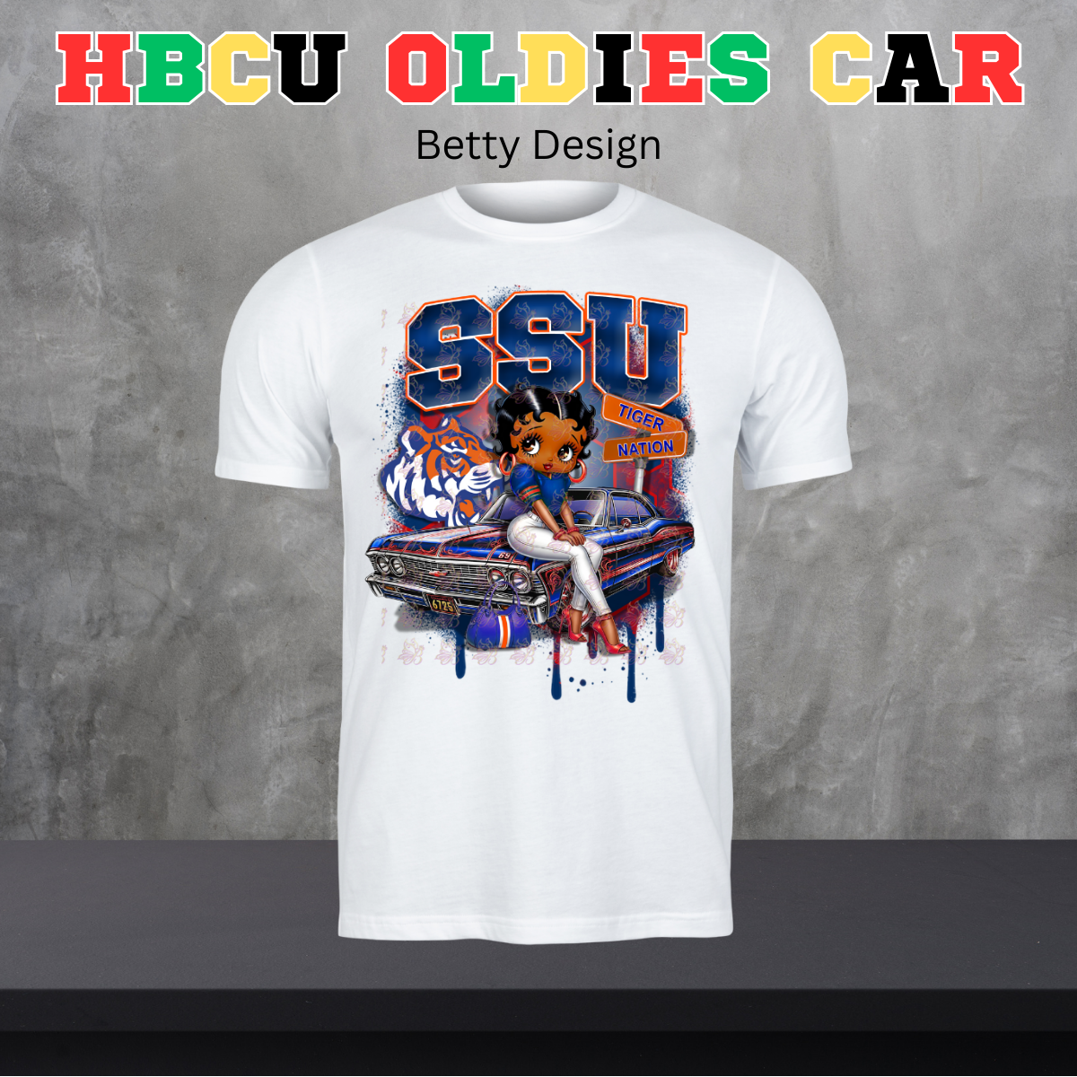 HBCU Oldies Car Design - Betty Version