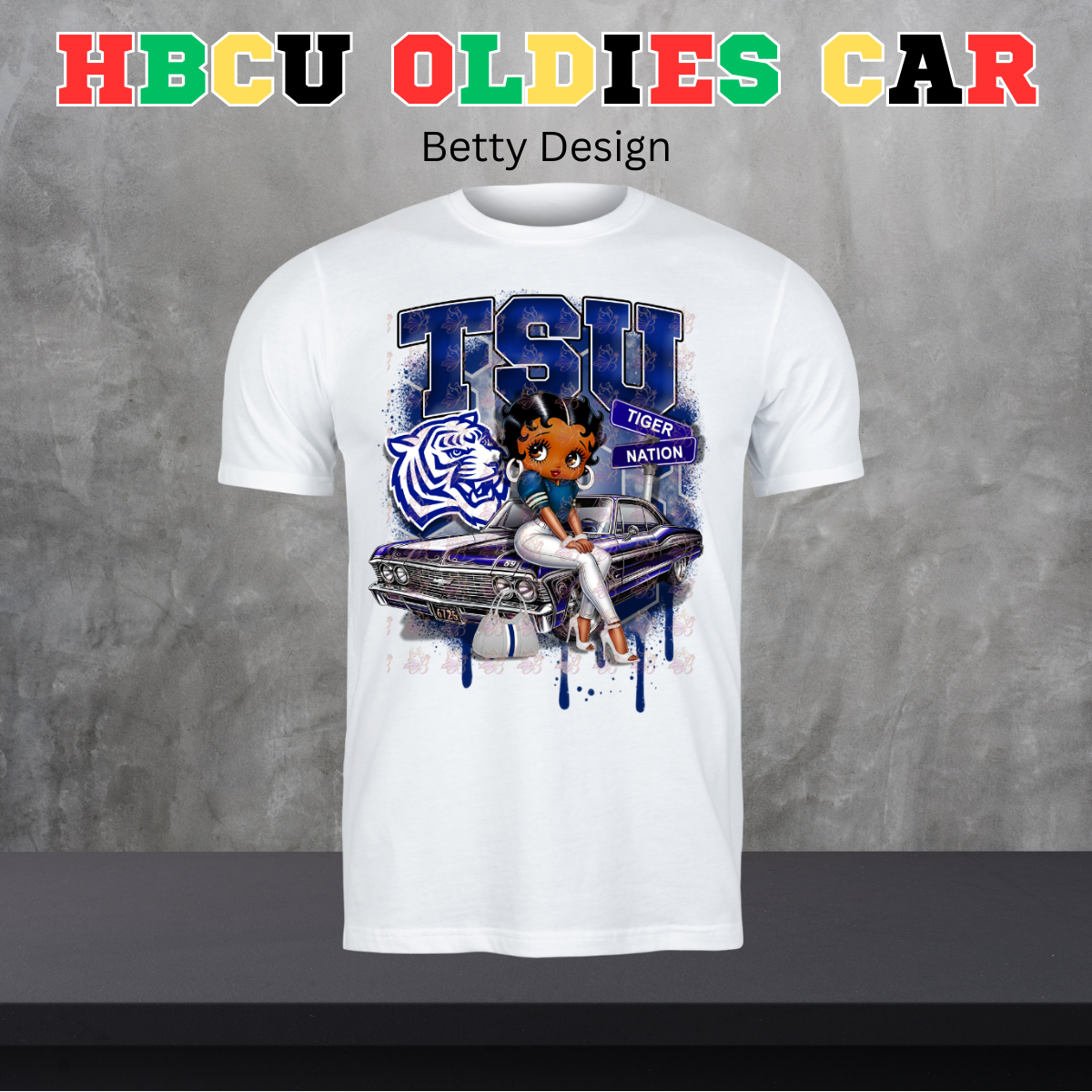 HBCU Oldies Car Design - Betty Version