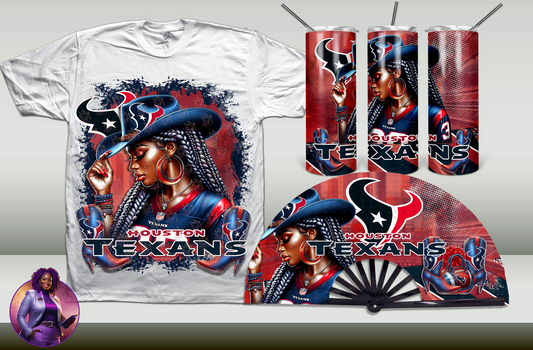 Football Cowgirl - Texans