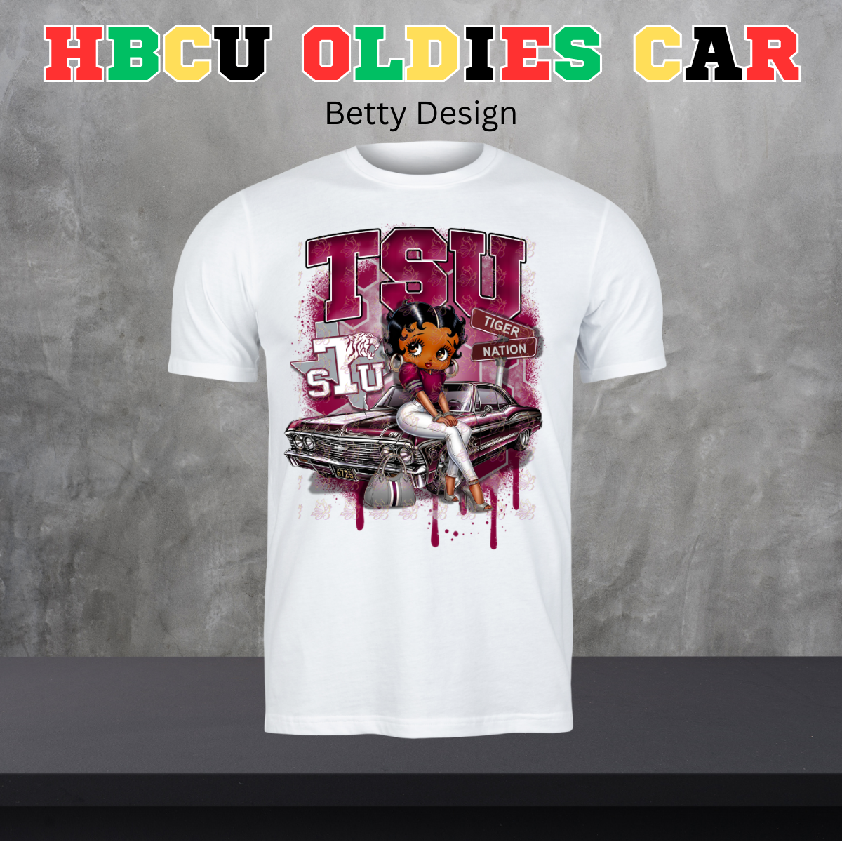HBCU Oldies Car Design - Betty Version