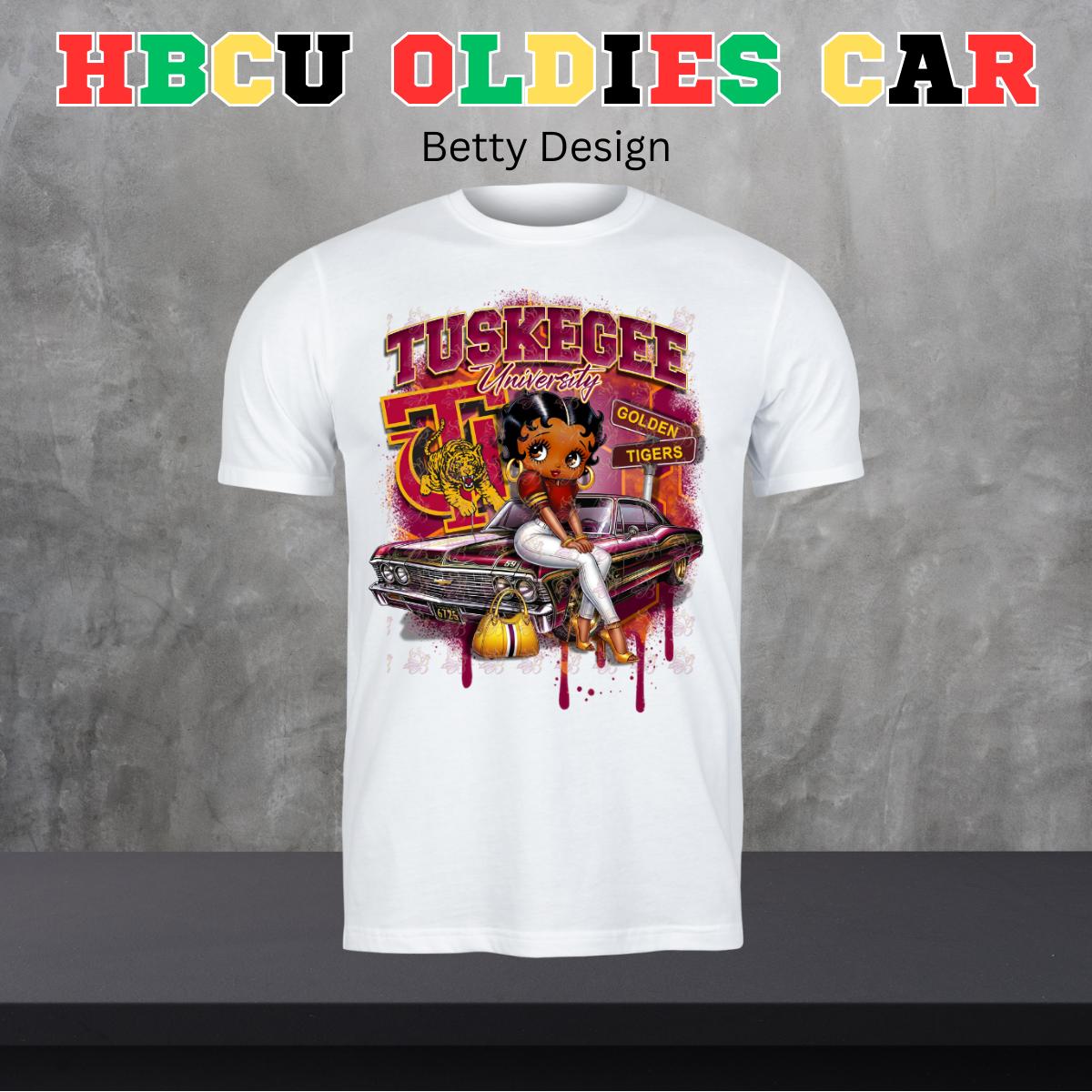 HBCU Oldies Car Design - Betty Version