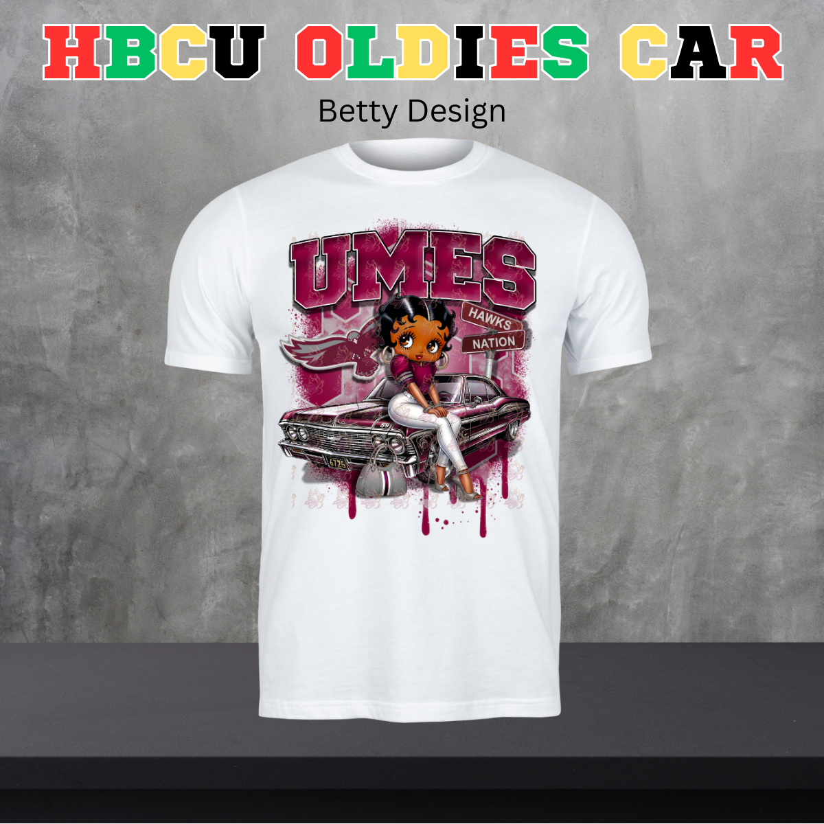 HBCU Oldies Car Design - Betty Version