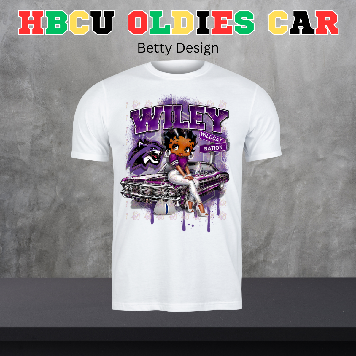 HBCU Oldies Car Design - Betty Version